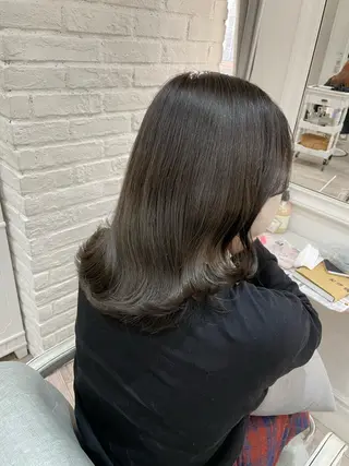 ミディアム カラー HARUKA韓国ヘア /Luana梅田のヘアスタイル