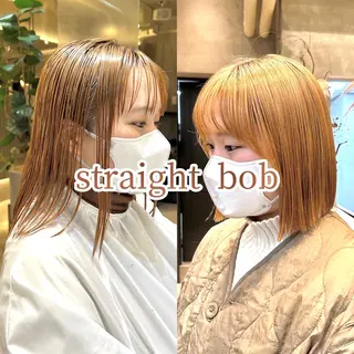 ショート ボブ・レイヤー 田中 励也のヘアスタイル