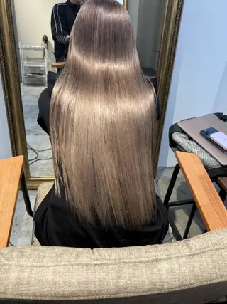 ロング シェリー淀屋橋肥後橋店所属・韓国風/ハイトーン sherryのヘアスタイル