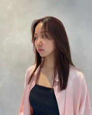 ロング カラー 若林 良のヘアスタイル