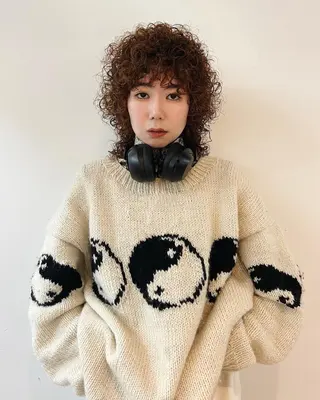 ミディアム パーマ THE  AGATA TOKYO所属・外国人風パーマ/デザ インカット🦕✨アミのヘアスタイル