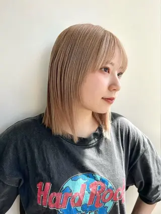 ショート カラー 艶カラー/縮毛矯正/ ケア/アレンジ/桜悠のヘアスタイル