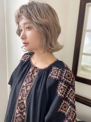 ロング レイヤー/暖色カラー /似合わせ/Moeのヘアスタイル