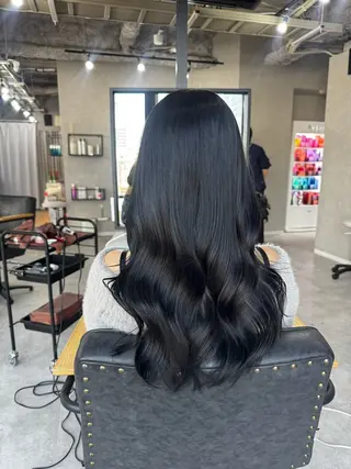 ロング カラー 赤み無し柔らかカラー 【梅田】madokaのヘアスタイル