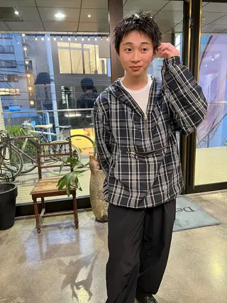 ショート メンズ 千葉 郁也のヘアスタイル