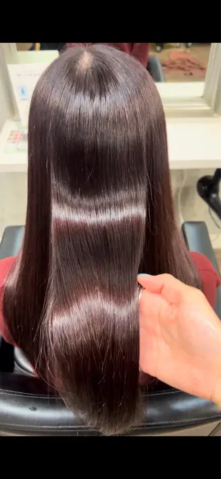 ミディアム ✨韓国風カット/艶髪 カラー✨yumeのヘアスタイル