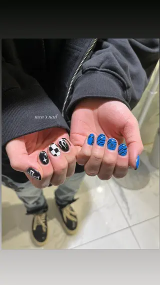 ネイル moca心斎橋所属・˚✧⁺⭐︎༚moca miyuu⁎⁺˳✧༚のネイルデザイン