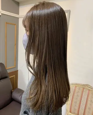ロング まろやか透明感カラー ♡MANAのヘアスタイル