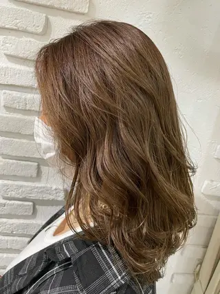 セミロング hair design BEER今泉店所属・尾崎 海璃のヘアスタイル