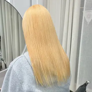 ロング カラー 🔷ダブルカラーハイ トーン🔷櫻井走のヘアスタイル