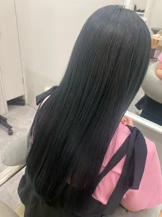 ロング 佐々木 雪菜のヘアスタイル