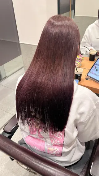 ロング カラー classic 新横浜所属・大人girly🛋️ 🤍yukakoのヘアスタイル