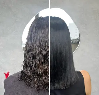 ミディアム 透明感カラー特化/ 顔まわり特化/辻部のヘアスタイル