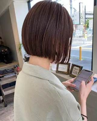 ショート カラー 髪質改善特化型美容師 🫧岡本璃来🫧のヘアスタイル