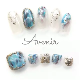 ネイル Avenir 表参道 nail＆eye予約のネイルデザイン