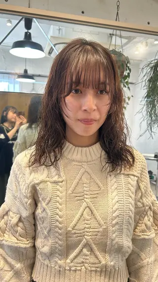 パーマ じゅわっと暖色カラー 🍊Moemiのヘアスタイル