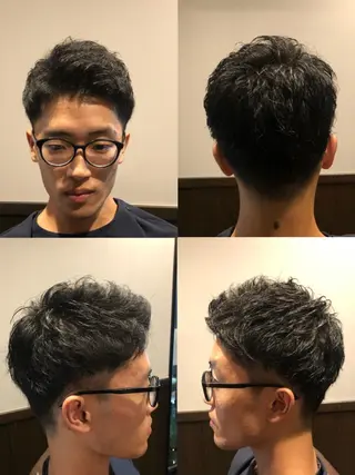 ショート メンズ カット指名No1漆原 聡のヘアスタイル