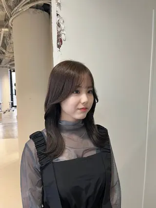 セミロング 店長/レイヤーカット /大東悠生のヘアスタイル