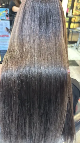 セミロング カラー ブリーチ/ヘアケア/ 艶髪/イギチハルのヘアスタイル