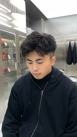 パーマ メンズ fifth 阿部楓のヘアスタイル