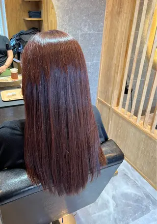 ロング 西田 優作のヘアスタイル