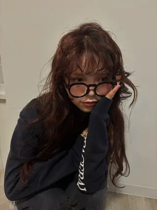 セミロング eMu中央駅店 【⠀エミュ   】所属・eMu透明感カラー 🪄◝✩🫧yukiのヘアスタイル