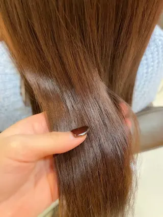 ミディアム まつパ/マツエク🤎 艶カラー/ゆり♡⃛のヘアスタイル