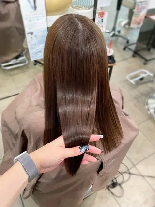 ロング カラー SOYON なんば店所属・水島 真彩のヘアスタイル