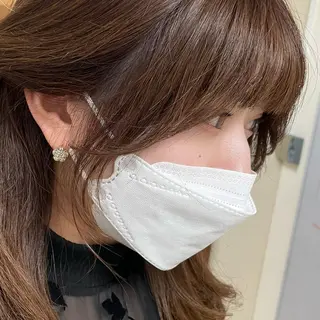 ミディアム カラー ヘアアレンジ maoブリーチ無し 似合わせカラーのヘアスタイル