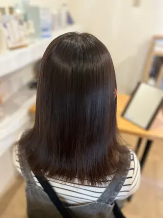 ミディアム カラー 沖元 統弥のヘアスタイル