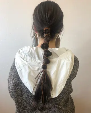 ロング Number2heaven所属・遠藤 和美のヘアスタイル