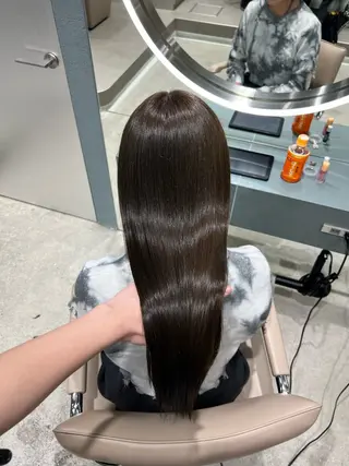 ミディアム カラー ✨髪質改善 縮毛矯正 艶髪 立川 コウキ✨のヘアスタイル