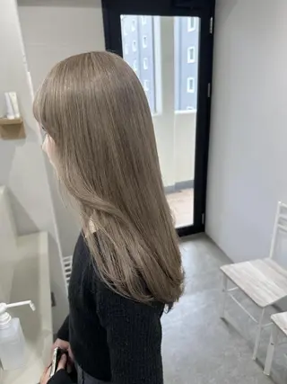 セミロング カラー ✨【公式】 juhl.横浜✨のヘアスタイル