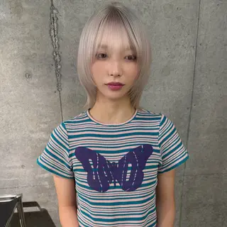 ミディアム SALOWIN 原宿 IL Salice ３F所属・失敗したくない方へ Inoue Kahoのヘアスタイル