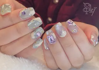 ネイル Spiky とうげ ふうかのネイルデザイン