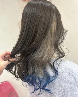 セミロング カラー ハイトーン/韓国風 🤍Nacchi🐈のマツエク・マツパデザイン