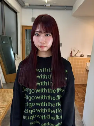 ロング カラー sakura🌸 レイヤー/韓国ヘアのヘアスタイル