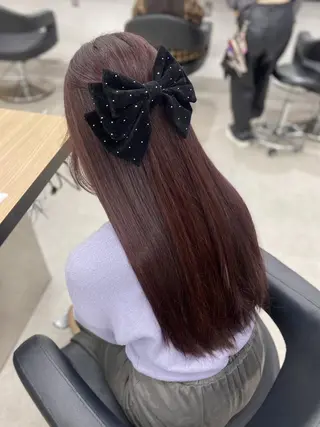 カラー girly❤︎暖色ヘ ア➰🎀HINANOのヘアスタイル