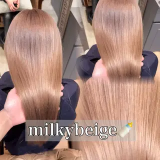 ロング カラー 透明感カラー×ケア ブリーチTakeruのヘアスタイル