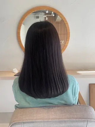 セミロング カラー Hitotose代表 中島和樹のヘアスタイル