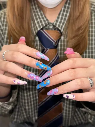ネイル if Hair＆Nail Salon所属・IKA /海外ネイル /個性派/ワンホンのネイルデザイン