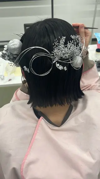 ミディアム ❁ヘアメ❁ YUMI ❁ゆみ❁横浜桜木町のヘアスタイル