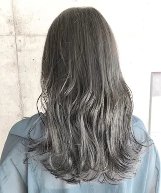 ロング カラー サイエンスアクア/艶 髪/レイヤー/清水のヘアスタイル