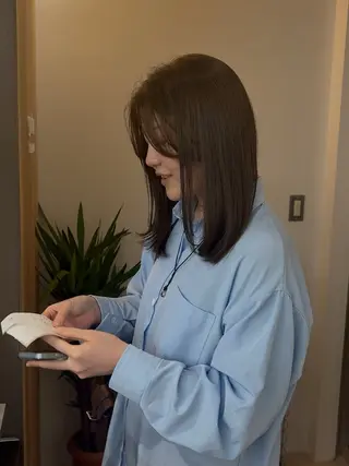 セミロング Garden/ 丸森咲人🌱のヘアスタイル