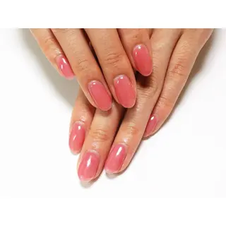 ネイル 痛ネイル/ワンホン/ フィルイン/長さだしのネイルデザイン