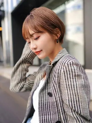 ショート カラー MISAKI🪐 💫のヘアスタイル