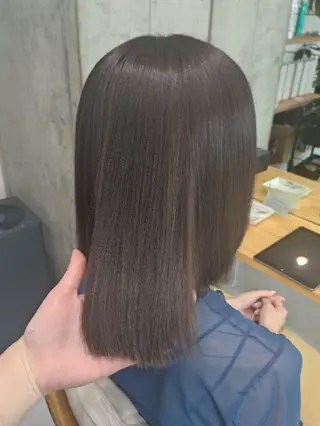 ミディアム カラー ヘアアレンジ/透明感 カラー/AKARIのヘアスタイル