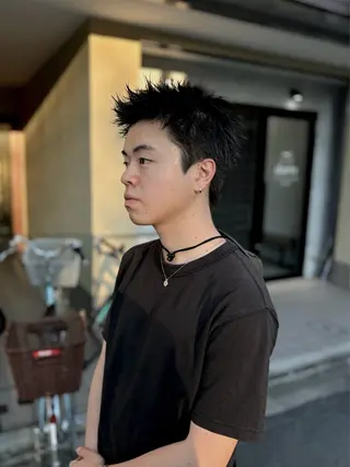 メンズ darts所属・マツダ レンのヘアスタイル