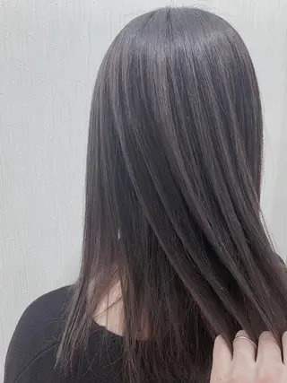 ロング カラー 🌿nudeカラー/ レイヤー/藤原🌿のヘアスタイル