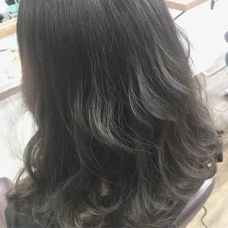 カラー ブリーチ毛縮毛矯正 👑山口のヘアスタイル
